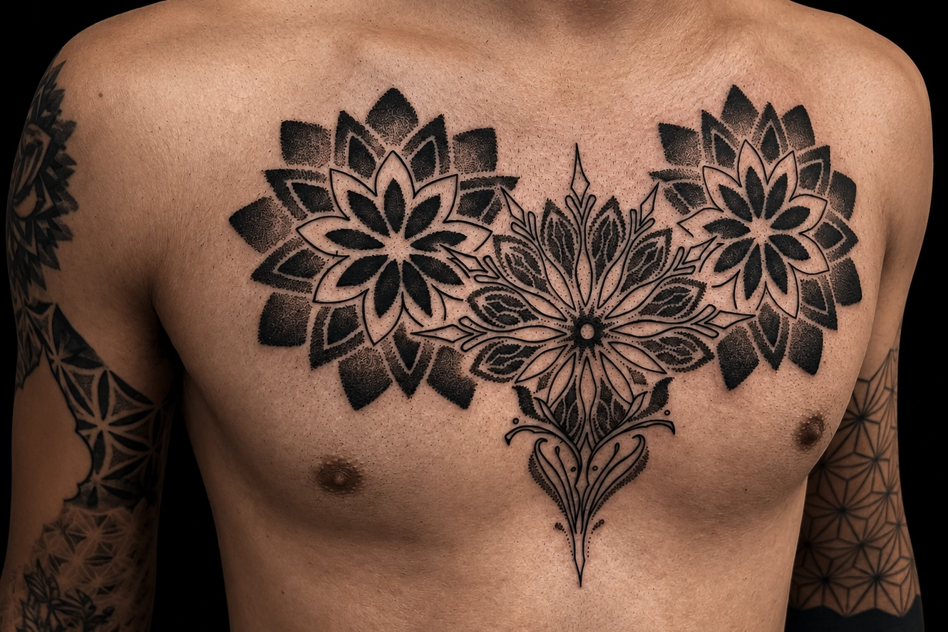 Lettering fine line en la cadera